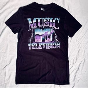 Vintage style MTV black Tee